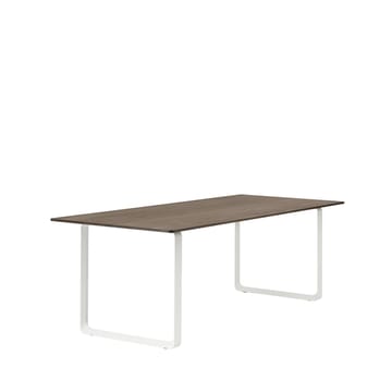 Τραπεζαρία 70/70 225x90 cm - Solid smoked oak-White - Muuto