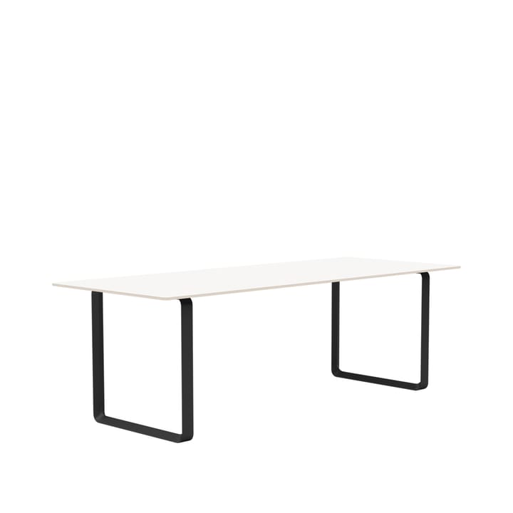 Τραπεζαρία 70/70 225x90 cm - White laminate-Plywood-Black - Muuto