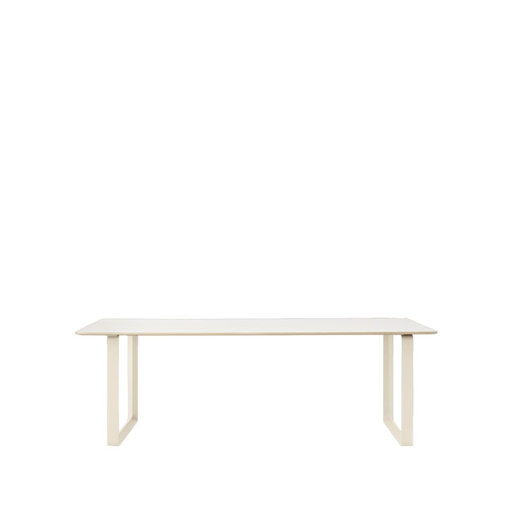 Τραπεζαρία 70/70 225x90 cm - White laminate-Plywood-Sand - Muuto