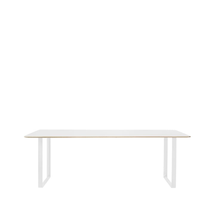 Τραπεζαρία 70/70 225x90 cm - White laminate-Plywood-White - Muuto