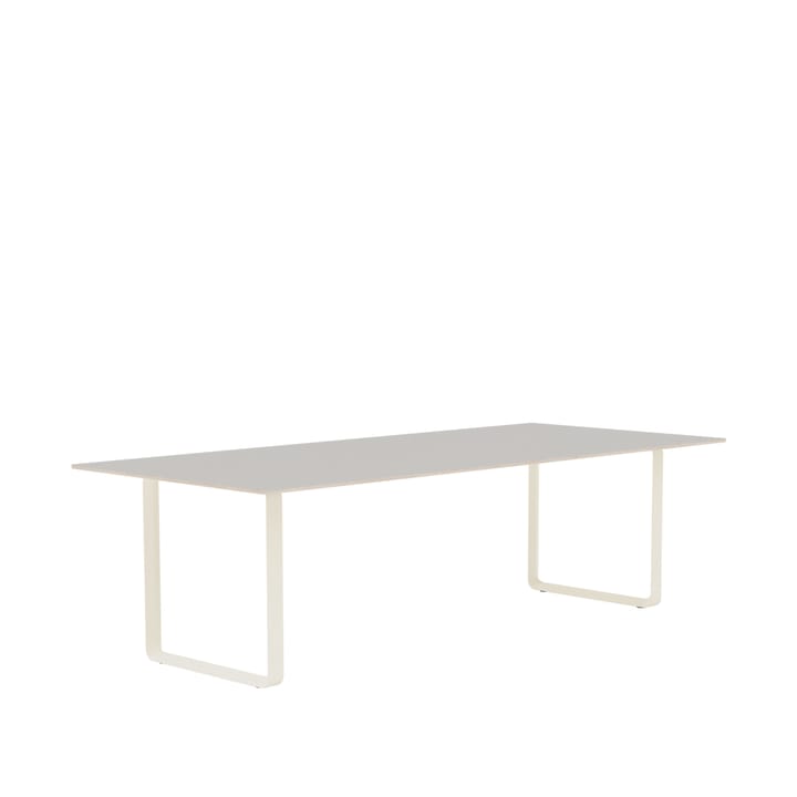 Τραπεζαρία 70/70 255x108 cm - Grey linoleum-Plywood-Sand - Muuto