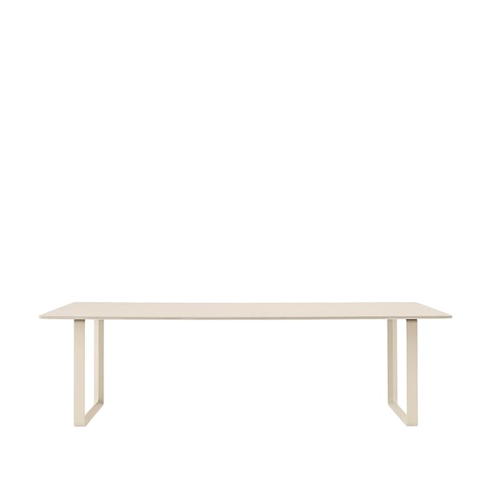 Τραπεζαρία 70/70 255x108 cm - Sand laminate-Plywood-Sand - Muuto