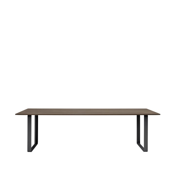 Τραπεζαρία 70/70 255x108 cm - Solid smoked oak-Black - Muuto