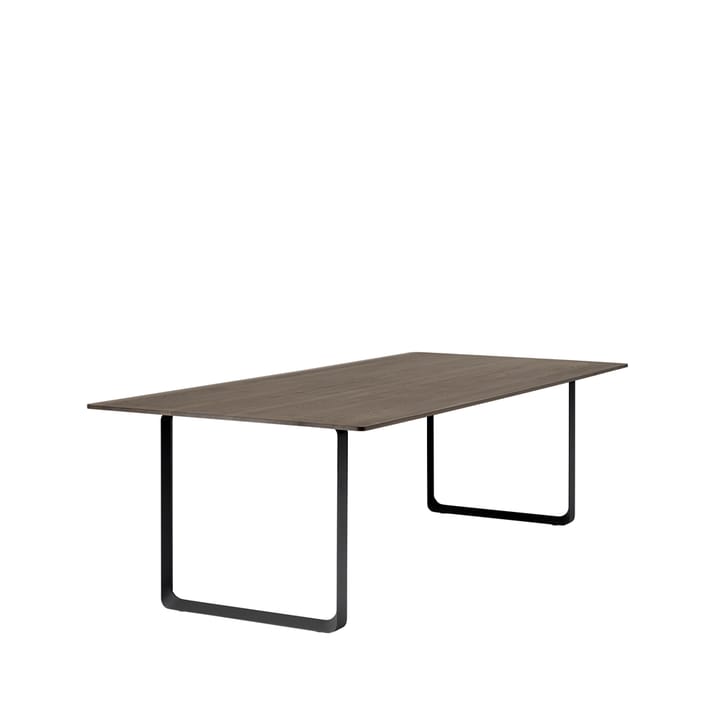 Τραπεζαρία 70/70 255x108 cm - Solid smoked oak-Black - Muuto