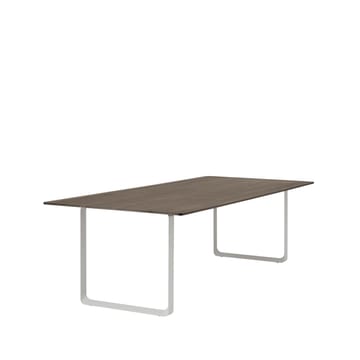 Τραπεζαρία 70/70 255x108 cm - Solid smoked oak-Grey - Muuto