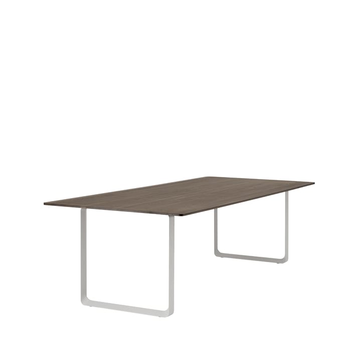 Τραπεζαρία 70/70 255x108 cm - Solid smoked oak-Grey - Muuto