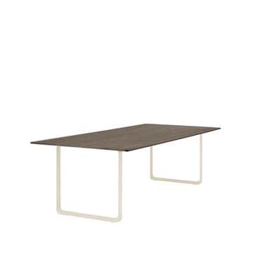 Τραπεζαρία 70/70 255x108 cm - Solid smoked oak-Sand - Muuto