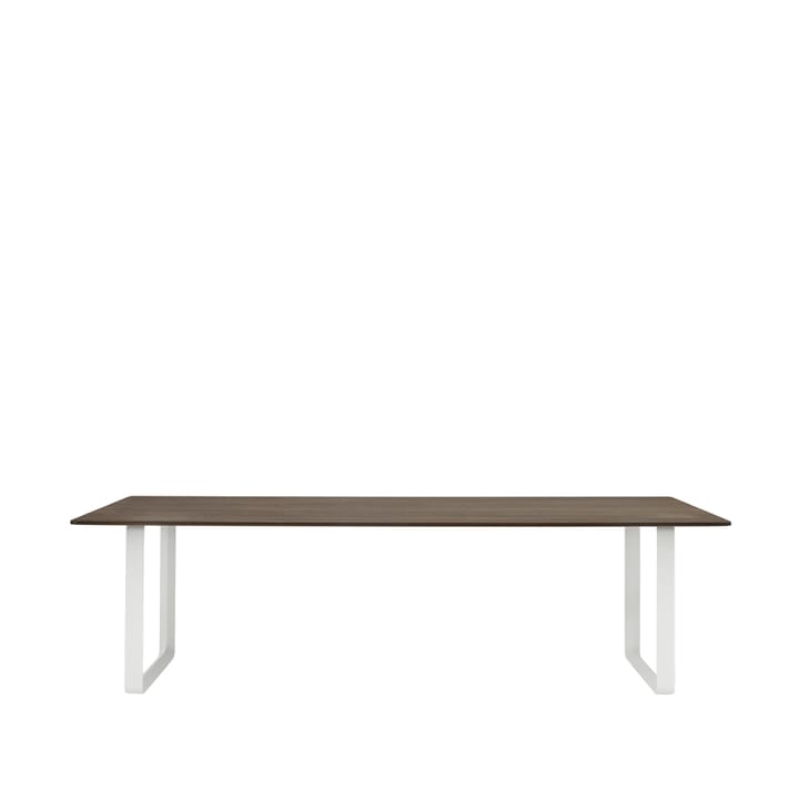 Τραπεζαρία 70/70 255x108 cm - Solid smoked oak-White - Muuto