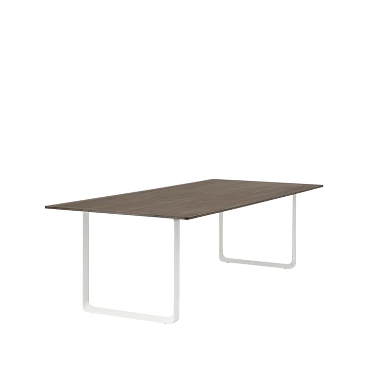 Τραπεζαρία 70/70 255x108 cm - Solid smoked oak-White - Muuto