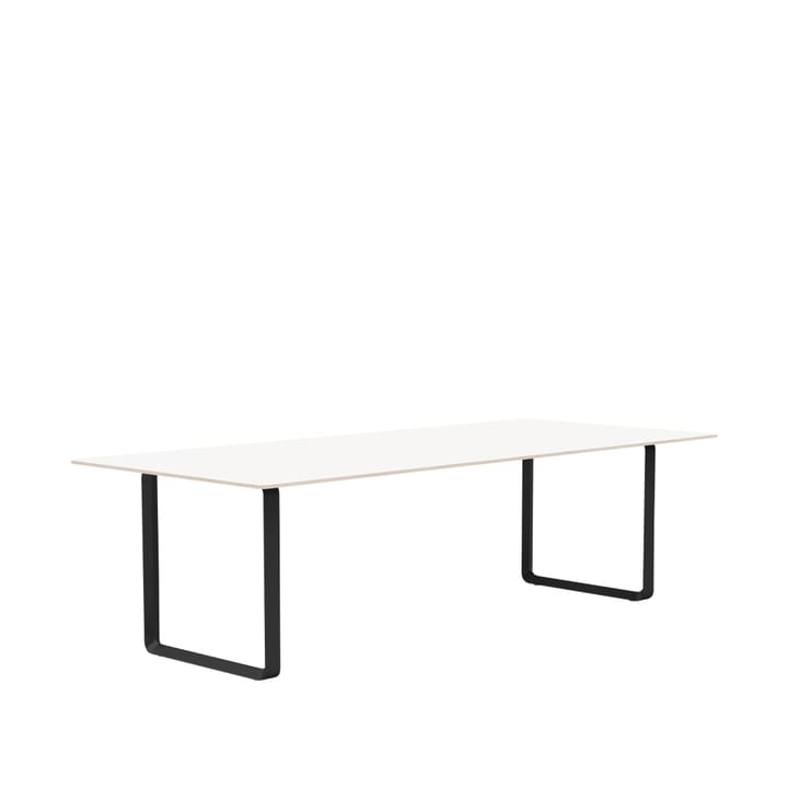 Τραπεζαρία 70/70 255x108 cm - White laminate-Plywood-Black - Muuto