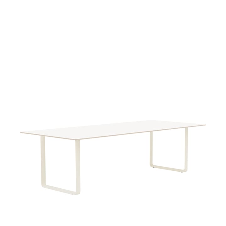 Τραπεζαρία 70/70 255x108 cm - White laminate-Plywood-Sand - Muuto