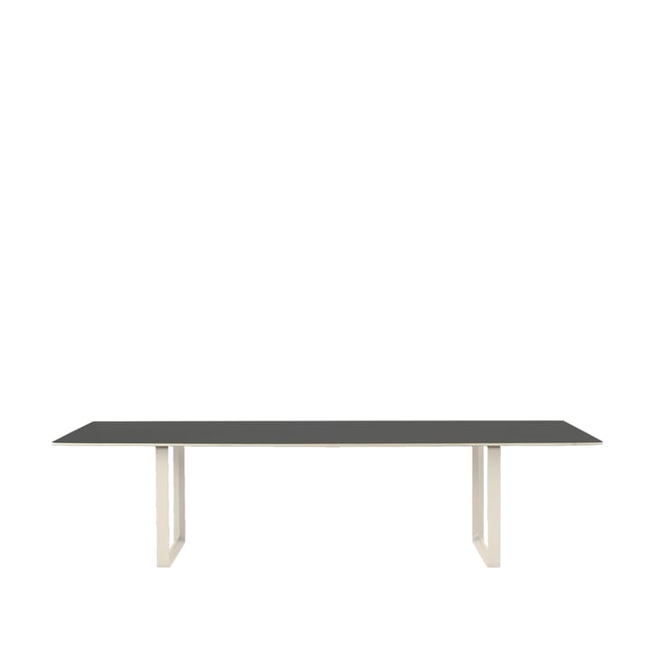 Τραπεζαρία 70/70 295x108 cm - Black linoleum-Plywood-Sand - Muuto