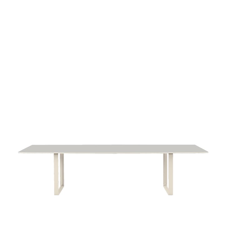 Τραπεζαρία 70/70 295x108 cm - Grey linoleum-Plywood-Sand - Muuto