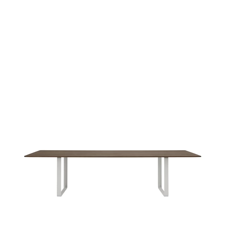 Τ�ραπεζαρία 70/70 295x108 cm - Solid smoked oak-Grey - Muuto