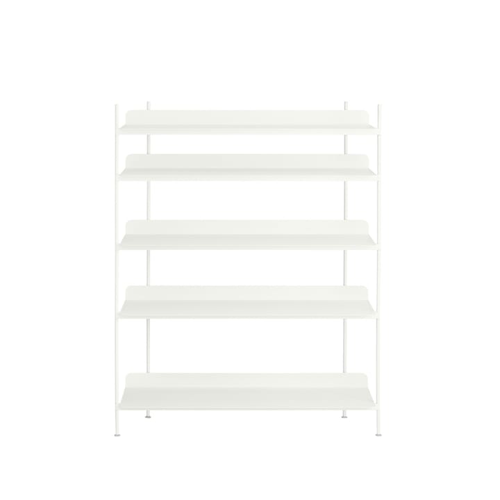 Compile configuration 3 σύστημα ραφιών, White Muuto