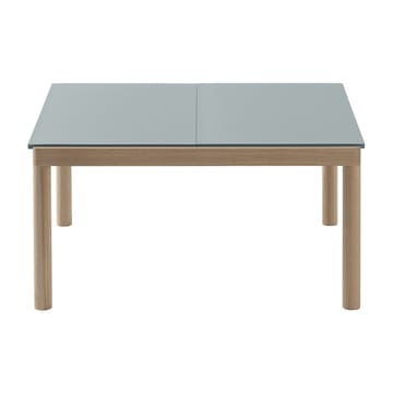 Couple 2 Plain τραπέζι σαλονιού 80x84x40 cm - Pale blue-oak - Muuto