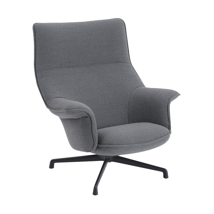 Doze πολυθρόνα swivel base - Ocean 80-anthracite black - Muuto