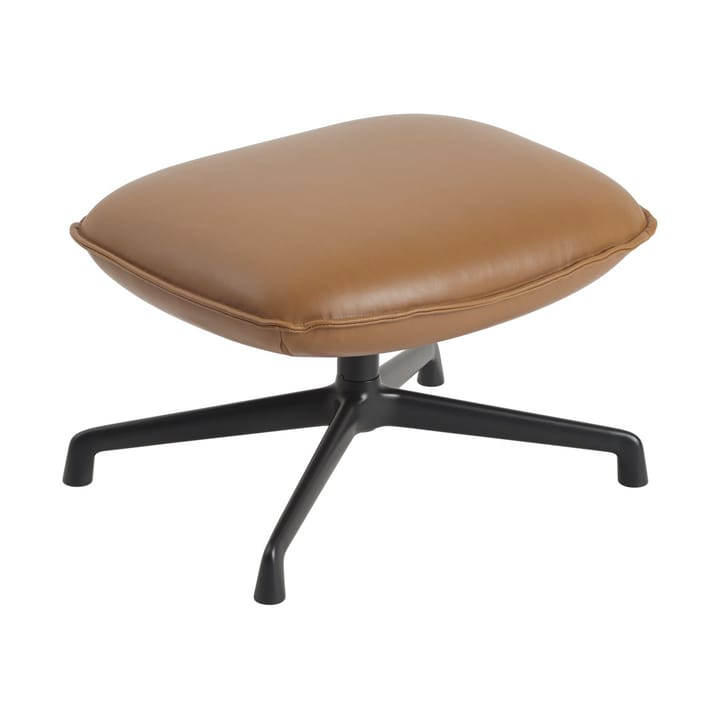 Doze οθωμανική πολυθρόνα swivel base - Refine leather cognac-black - Muuto