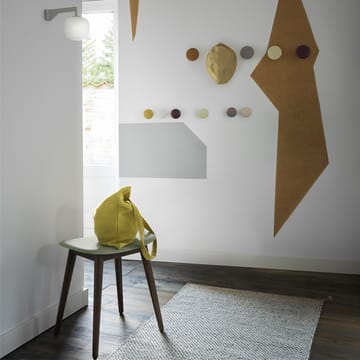 Σκαμπό Fiber  - Leather cognac, oak legs - Muuto