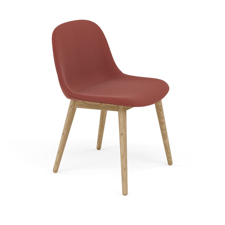 Fiber Side καρέκλα εμ ξύλινα πόδια - Re-wool 558-oak - Muuto