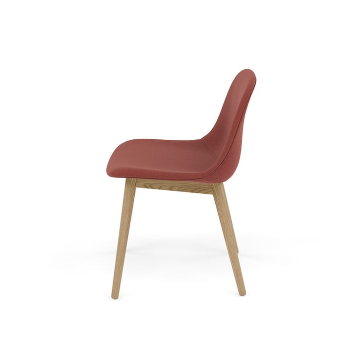 Fiber Side καρέκλα εμ ξύλινα πόδια - Re-wool 558-oak - Muuto