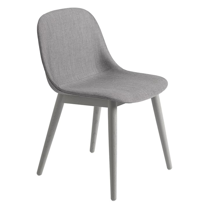 Fiber Side καρέκλα εμ ξύλινα πόδια - Remix 133-grey - Muuto