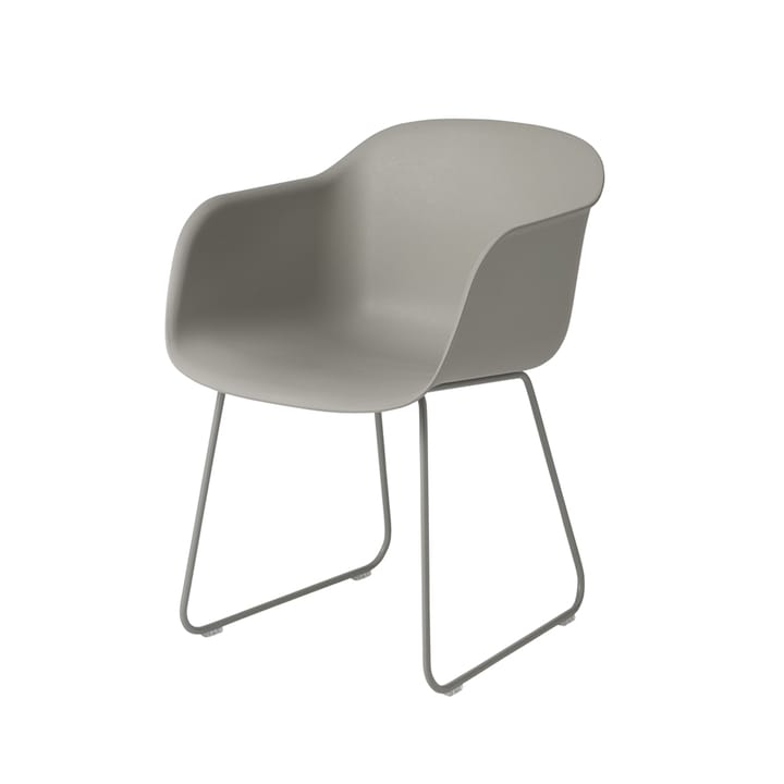 Πολυθρόνα Fiber sled base - Grey, grey sled base - Muuto