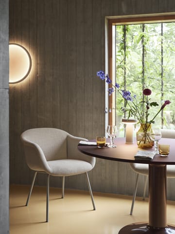 Πολυθρόνα Fiber Soft με ξύλινα πόδια - Ecriture 240/Oak - Muuto