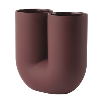 Kink βάζο 26 cm - Deep red - Muuto