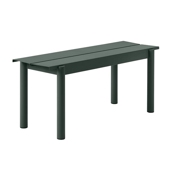 Linear steel παγκάκι 110 cm - Dark green - Muuto