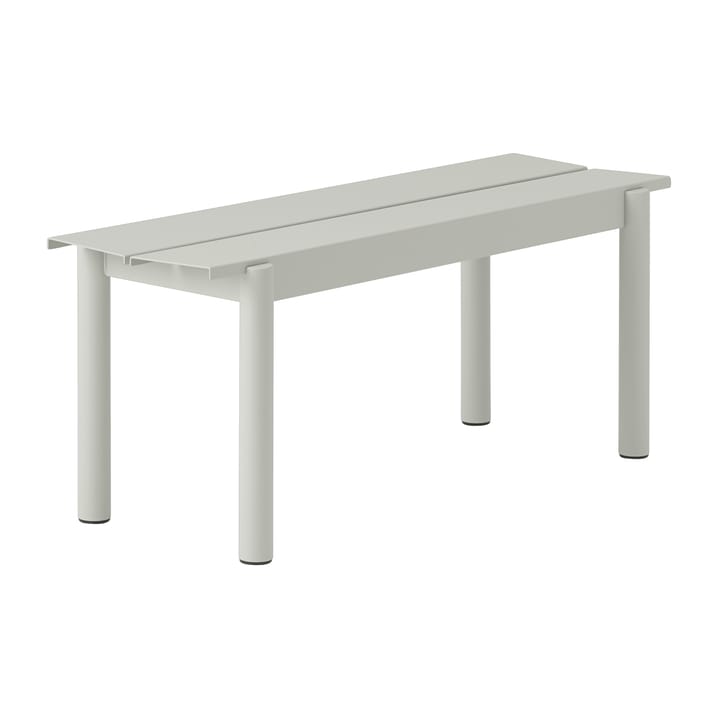 Linear steel παγκάκι 110 cm - Grey (RAL 7044) - Muuto