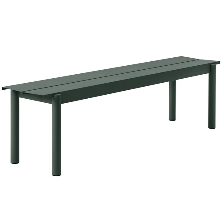 Linear steel παγκάκι 170 cm - Dark green - Muuto