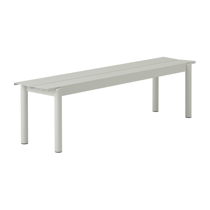 Linear steel παγκάκι 170 cm - Grey (RAL 7044) - Muuto