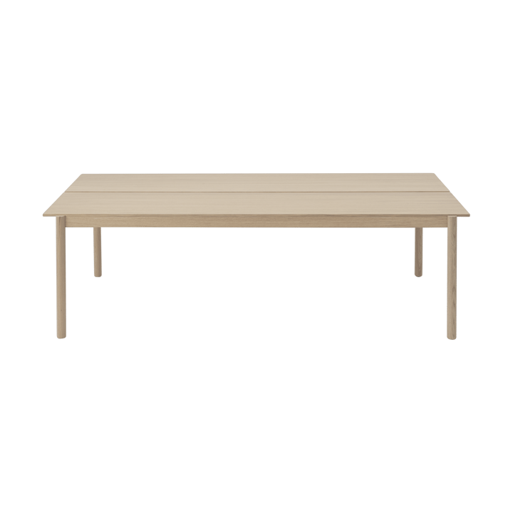 Linear System τραπεζαρία 110x240 cm - Oak veneer-oak - Muuto