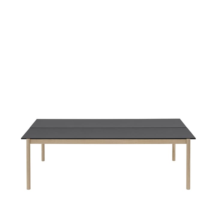 Τραπέζι Linear System 142x240 cm - Black nanolaminate-black-oak - Muuto