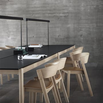 Τραπέζι Linear System  - Black nanolaminate-black-oak - Muuto