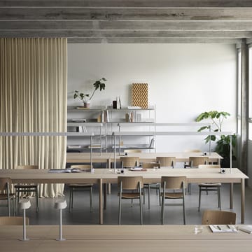 Τραπέζι Linear System  - Black nanolaminate-black-oak - Muuto