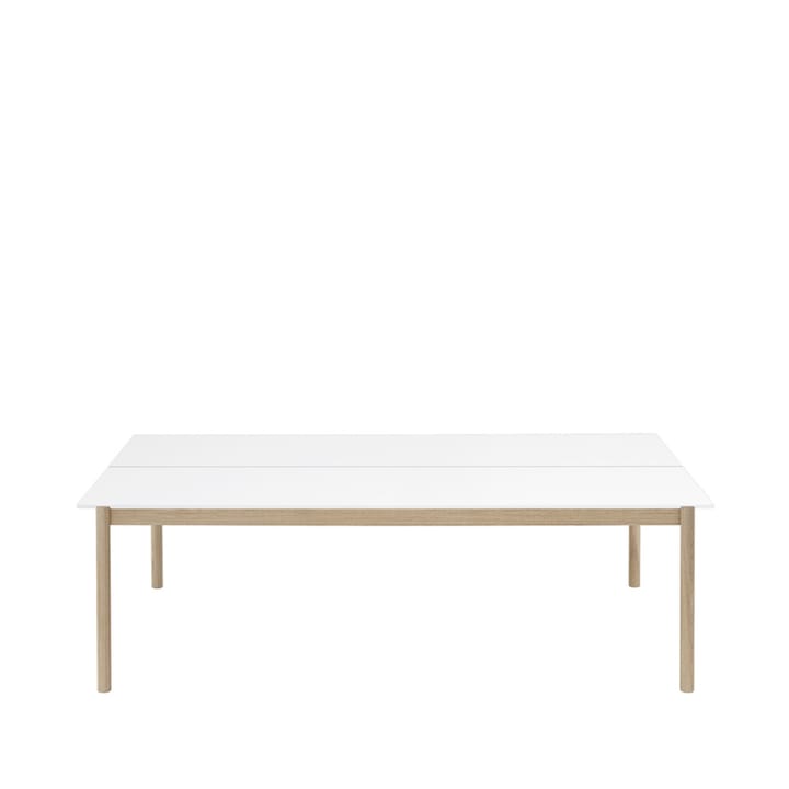 Τραπέζι Linear System  - White laminate-white ABS-oak - Muuto