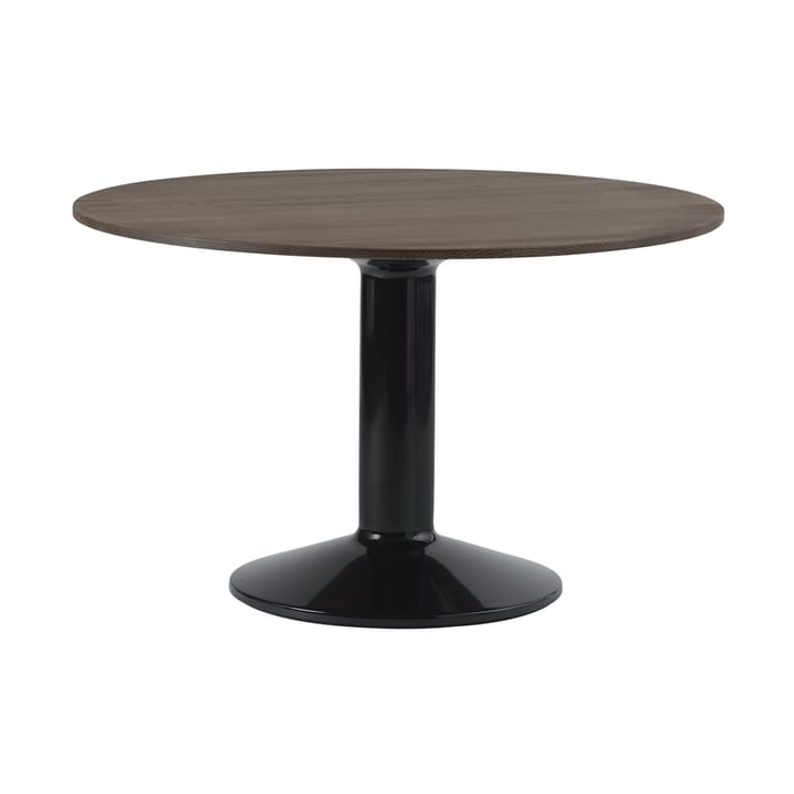 Midst τραπέζι βάθρο Ø120 cm - Dark Oiled Oak-Black - Muuto