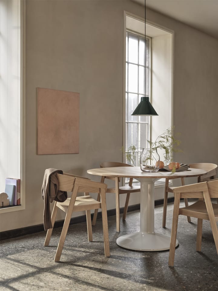 Midst τραπέζι βάθρο Ø120 cm - Oiled Oak-Grey - Muuto