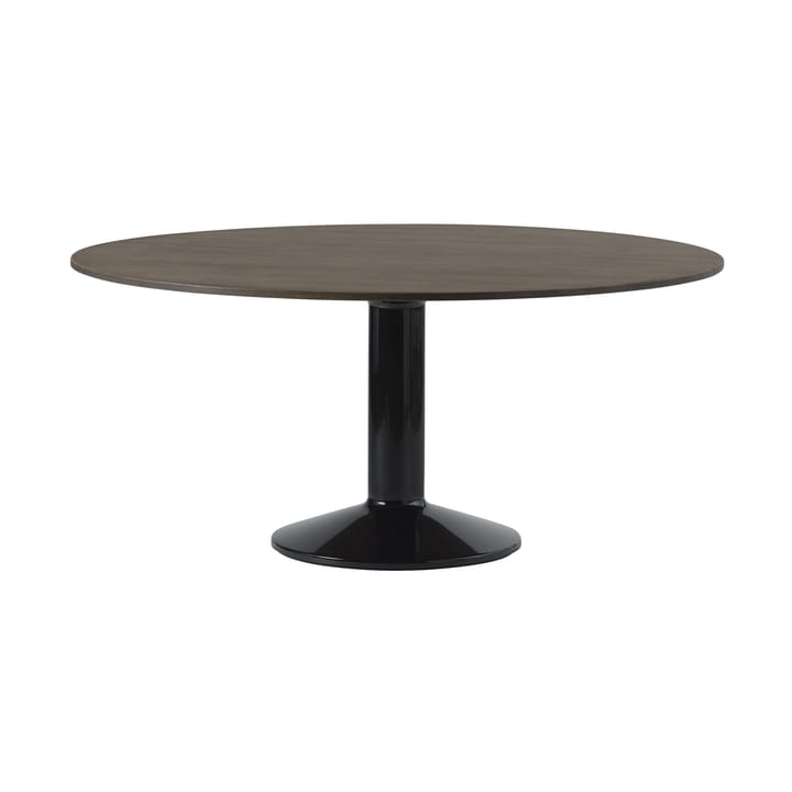 Midst τραπέζι βάθρο Ø160 cm - Dark Oiled Oak-Black - Muuto