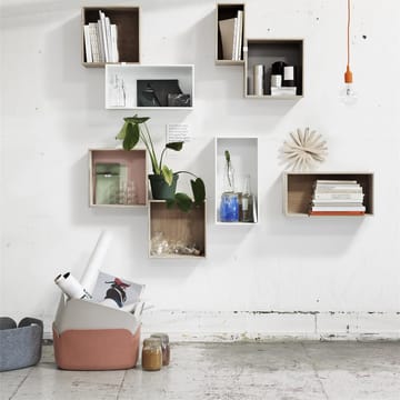 Mini stacked 2.0 ράφια, μεγάλο - λευκό - Muuto