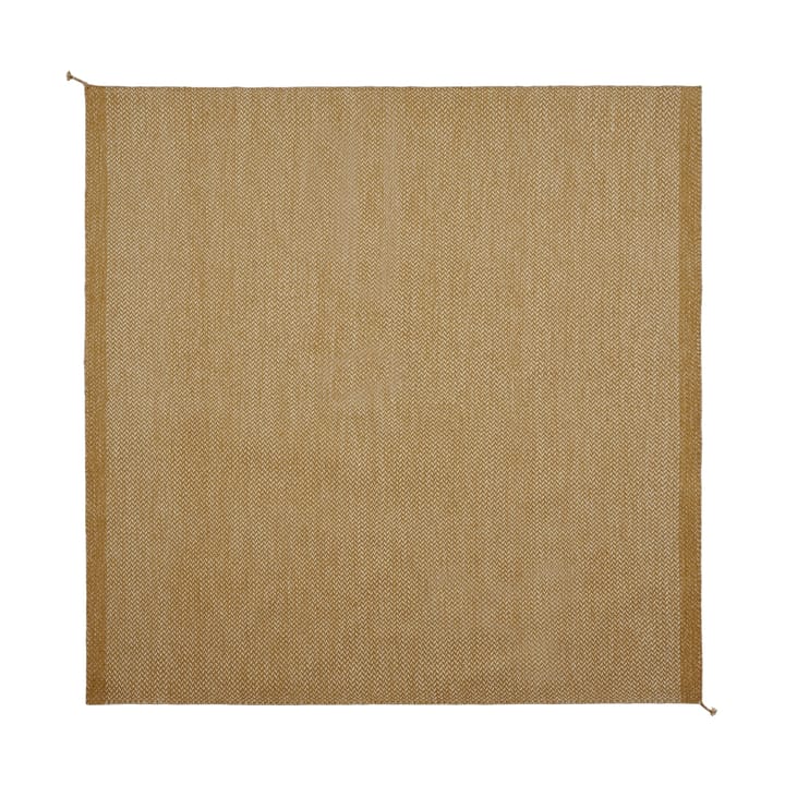 Ply μάλλινο χαλί 240x240 cm - Burnt orange - Muuto