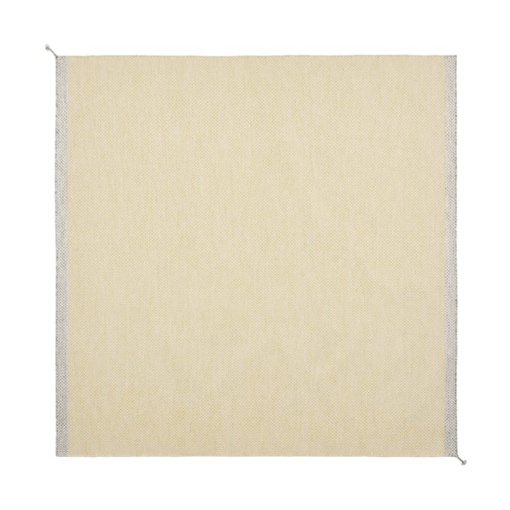 Ply μάλλινο χαλί 240x240 cm - Yellow - Muuto