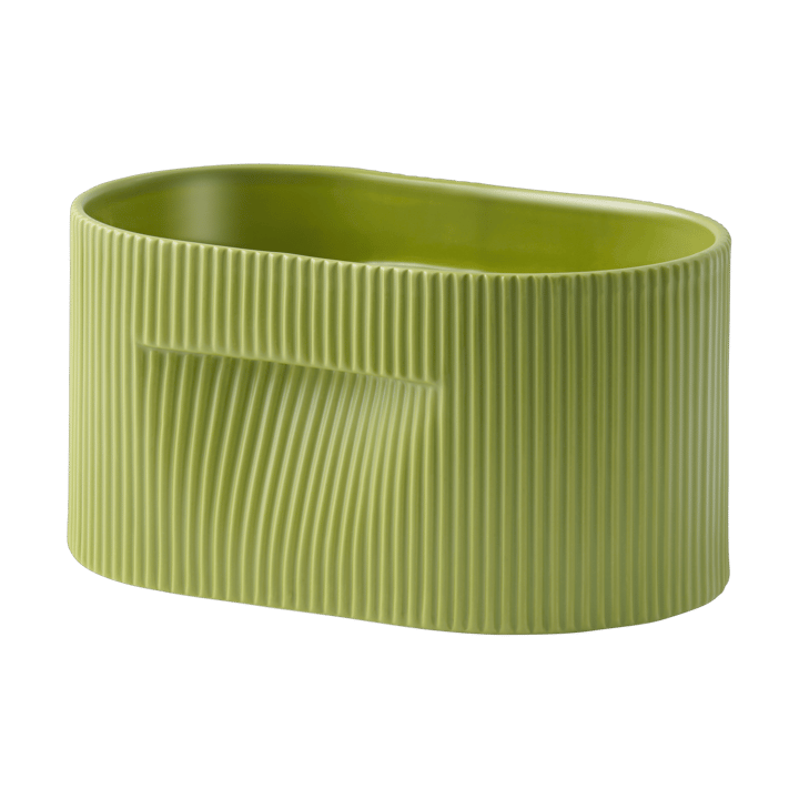 Ridge γλάστρα 13 cm - Moss green - Muuto