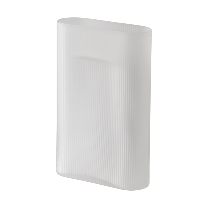 Ridge βάζο γαλακτερό γυαλί 35 cm - White - Muuto