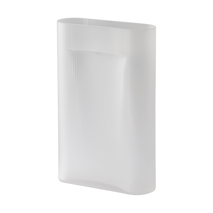 Ridge βάζο γαλακτερό γυαλί 48,5 cm - White - Muuto