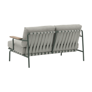 Settle καναπές 2 θέσεων - Ribbed Weave 2 Dark green - Muuto