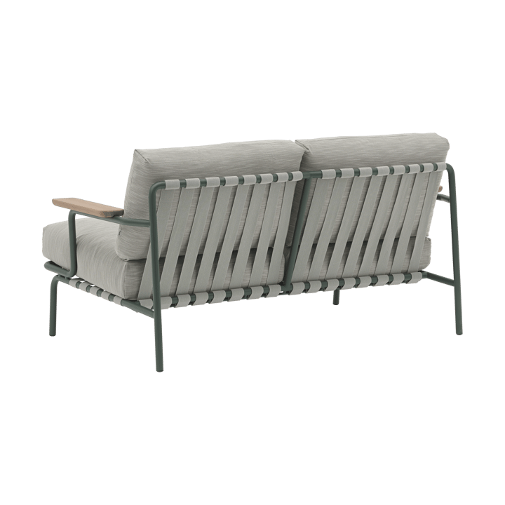 Settle καναπές 2 θέσεων, Ribbed Weave 2 Dark green Muuto