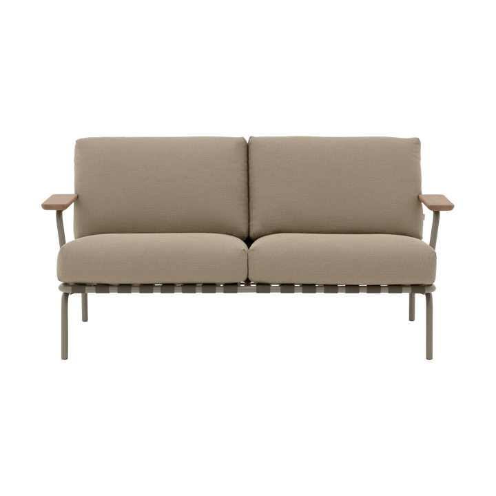 Settle καναπές 2 θέσεων - Ribbed Weave 5 Taupe - Muuto